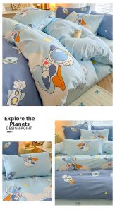 JoynCleon | All-Season Fitted Cotton Bedding Set