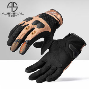 ALIEN SNAIL | Touchscreen Motorcycle Riding Gloves Anti-slip Durable Breathable All-Season Nylon Gloves For Bikers And Motorcyclists