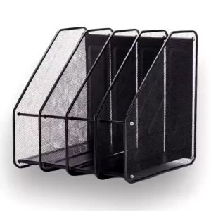 SUNLIGHT Aesthetic 2 3 4 Layer Metal Mesh File Rack School Supplies Office Supplies Desktop Storage Organization Extra Large Capacity Sturdy Matibay Document Holder Magazine Organizer Tabletop Rack Ready Stock Manila COD High Quality