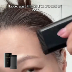 [Hair Dye Comb] Black Hair Magic Wand for Covering White Hair Turns Black with One Application Temporary Short-Term Hair Dye Stick Waterproof and Sweatproof