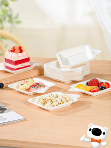 TEMEIJU | Food Grade Birthday Cake & Afternoon Tea Party Dessert Plate 6 inch