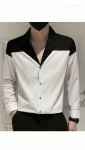 Áo sơ mi áo sơ mi nam dài tay phối màu đơn giản mà tinh tế vải mềm mịn thoáng mát thu hút mọi ánh nhìn - H50