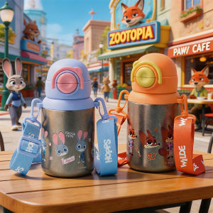 Disney | Titanium Thermal Childrens Dual-use Straw Cup
