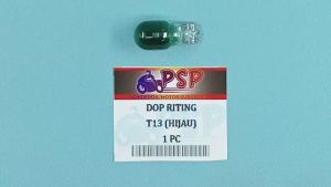 Dop Riting T13 (Hijau) Harga Per 1 PC - Bohlam Lampu Sein Sen Ritting Reting 12 Volt 10 Watt Warna