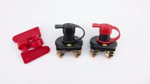 RYSJM | 12V 24V Car Power Main Switch Cut Off Battery Isolator Disconnector With Key Cut Off Battery For Truck Boat RV