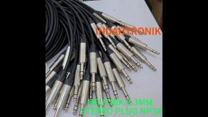 NEUTRIK NP3X 1/4" 6.35mm Male TRS Inline Stereo Phone Plug Np3x