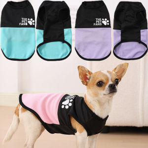 Summer Vest Dog Clothing Spring Dog Vest New Thin Breathable Puppy Clothes Printed Cat T-shirt Sleeveless Chihuahua Pet Clothing