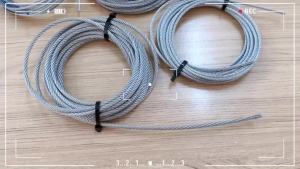 5m/10m 7x7 Stainlesss Steel Wire Rope 0.5-3mm Plastic Coated - Fishing/Lifting/Drying Rack/Pull Cable Rustproof Flexible