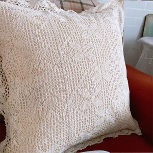 Áo Gối Vuông Tròn Bằng Cotton Dệt Kim Phong Cách Đồng Quê Nghệ Thuật Tự Nhiên Áo Gối Sofa Đầu Giường