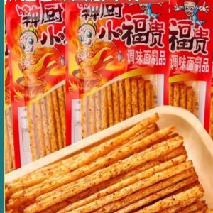 Classic Nostalgic Spicy Strip Snack from Shaanxi Traditional Chef Little Fugui Bagged 14g Each 50 Bags Packaged Room Temperature