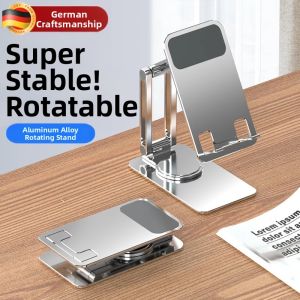 ZHENMIAO | German Craftmanship Desktop Phone Stand Adjustable Foldable Rotatable Sturdy iPad Support