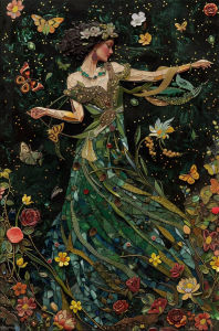 Beautiful Mythical Goddess Huntress Scene Jigsaw Puzzle 1000PCS-50X70CM Mindful Game Stress Relief Decor Gift