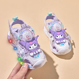 KUOBURENSHENG | Non-slip Glowing Covered Toe Sandals