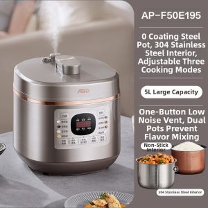 [China Plug Without Adapter] ASD | 0 Coating Electric Pressure Cooker