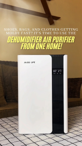 ONE HOME Dehumidifier Air Dryer for Home Bedroom Bathroom Wardrobe Closet Basement Moisture Absorber Anti Mold Anti Damp Portable Quiet Auto Shut Off Water Tank Clothes Drying Pet Room