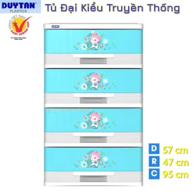 (Ráp sẵn) Tủ nhựa Duy Tân nhiều tầng - nội thất Khả Vy