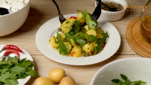 Wilmax England Porcelain Dessert Plate Set - 6pcs 20cm - High Quality Material with Unique Design