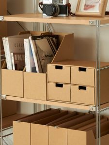 Multi-layerลิ้นชักกล่องเก็บการ์ดorganizer Identityเอกสารbank Cardการจําแนกกล่องรูปสี่เหลี่ยมพับแบบพกพากระดาษวัสดุ