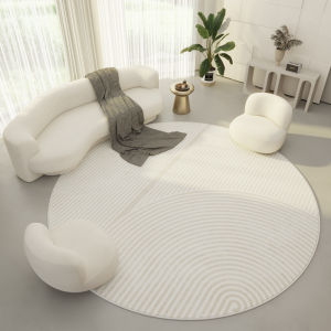 VIKAMA Simple Cream Style Crystal Velvet Floor Mats Study Bathroom Toilet Kitchen Living Room Durable Home Decoration