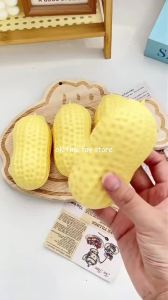 Peanut Squishies Stress Balls Fidget Toys Anxiety Relief Squeeze Dough Ball Soft Squeeze Decompression Toy for Adults Kids