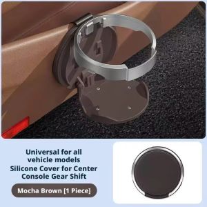 Aitemay Universal Car Seat Side Cup Holder Foldable Beverage Bottle Rack No Drilling Adhesive Storage Organizer For Auto Interior Accessories