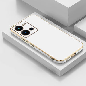 Casing hp Vivo V29e 5G Y35 4G Y51 2020 terbaru cewek Luxury TPU silicone fall protection back cover