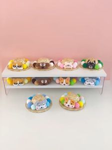 Vòng Cổ Bông Cho Chó Mèo Vòng Cổ Bông Pompom Hình Con Vật Dễ Thương