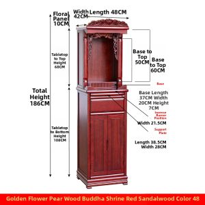 WANGJIXIANG | Modern Chinese Style Household Altar Cabinet