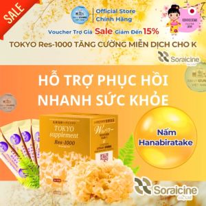 [Mua 3 Tặng 1][NSF1111 Giảm 111K] Tokyo Res 1000 SORAICINE - Hộp 30 Gói Hỗ Trợ Bệnh Nhân K Nhật Bản