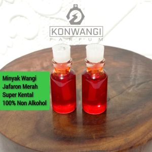 Minyak Wangi Jafaron Merah Super Kental 4ml Original KONWANGI PARFUMERY