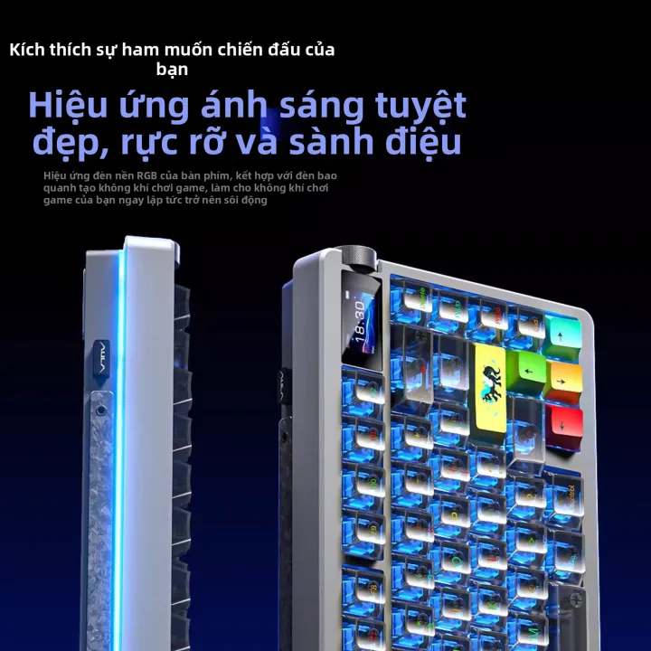 AULA | Bàn phím cơ không dây ba chế độ Tarantula nova75MAS với kết nối Bluetooth và có dây - Thiết bị ngoại vi máy tính có thể tùy chỉnh | BigBuy360 - bigbuy360.vn AULA | Bàn phím cơ không dây ba chế độ Tarantula nova75MAS với kết nối Bluetooth và có dây - Thiết bị ngoại vi máy tính có thể tùy chỉnh | BigBuy360 - bigbuy360.vn