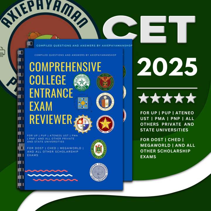 COLLEGE ENTRANCE EXAM REVIEWER (2025)