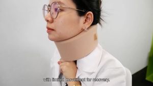 TERLARIS PENGIRIMAN CEPAT COD NeNeck Penyangga Leher Ergonomic Neck Collar Support Brace 44 cm/PENYANGGAH tulang leher alat terapi leher salah urat multifungsi serbaguna murah tahan lama/alat kesehatan medis pria wanita terapi leher lengkap nyaman dipakai