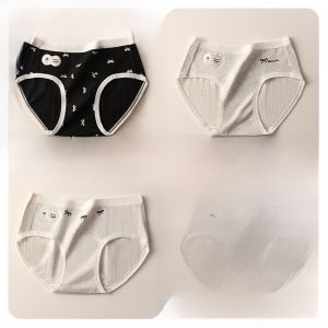 MiiOW | Quần lót tam giác cotton nguyên chất cho nữ Quần lót cotton kháng khuẩn cạp vừa thoáng khí thoải mái Quần lót nữ