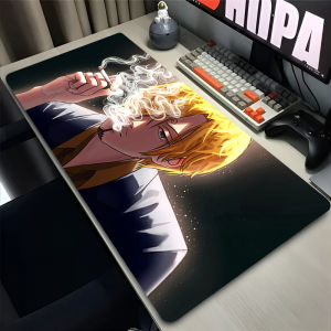 Bandai | Gaming Mouse Pad one piece Sanji Anime Large Extended Desk Mat Non Slip Stitched Edge Rubber Base PC Computer Gamer Mouse Pads