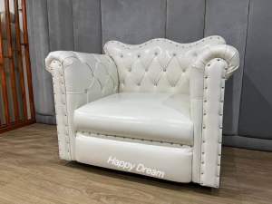 โซฟา 1 ที่นั่ง เก้าอี้อาร์มแชร์ รุ่น Well part 2 หนังเงา/ผ้าฮอลแลนด์ เลือกสีได้ในแชท จัดส่งฟรี 54 จังหวัด เก็บเงินปลายทางเท่านั้น