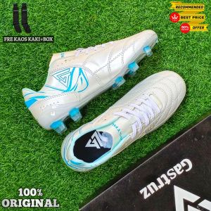GASTRUZ!! SEPATU BOLA ORIGNAL GASTRUZ DAKAR PUTIH TOSCA TERBARU FREE KAOS KAKI PANJANG/SEPATU BOLA GASTRUZ TERBARU ORIGNAL