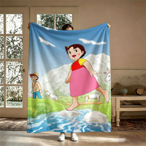 Cute Heidi Ultra-Soft Fluffy Flannel Blanket Super Cozy Lightweight Bed Blanket for Halloween Sofa Bed Christmas