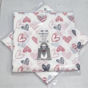 kertas nasi laminasi 18x18 cm isi 100 pcs anti lengket / paper wrap