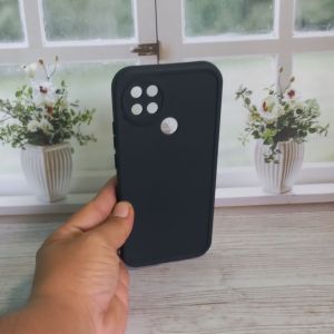 Casing Oppo A15 CPH2185 A15s CPH2179 Softcase Premium Black Oval Oppo CPH2185