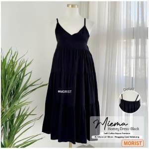 MONA JIANI VALYA JINDA JIFCI DRESS KUNTUNG MOTIF RAYON PREMIUM BY MORIST