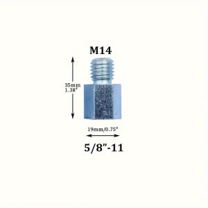 1pc Multipurpose Adapter M14 to M10 or M14 to 5/8-11 or 5/8-11 to M14 Universal Thread Converter for Polishing Wheel & Disc