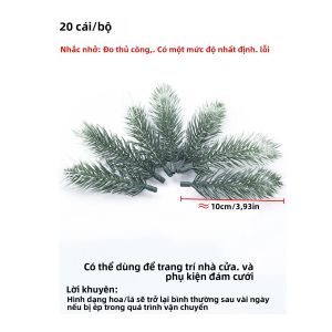 20 Chiếc Nhân Tạo Cây Thông Giáng Sinh Nhánh Cây Mô Phỏng Thực Vật Cho Năm Mới Trang Trí Tiệc Tại Nhà Làm Vòng Hoa