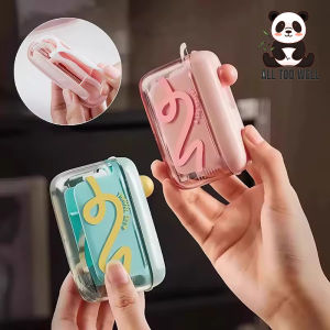 Dental Floss Dispenser Refillable Toothpick Holder Pop Up Portable Hygienic Oral Care Home Travel