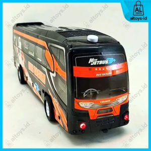 MAINAN BUS BASURI MUSIC LED / LAMPU BP19 MAINAN ANAK ANAK MOBIL KENDARAAN TRANSPOTASI BUS PARIWISATA PULLBACK MUSIC LAMPU MAINAN ANAK PEREMPUAN CEWEK COWOK BALITA MURAH