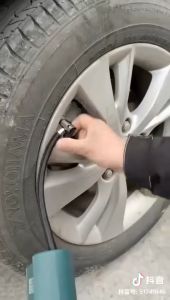 Pompa Ban Electrik Mobil Portabel Car Air Pump Ban Motor Pompa Kompresor Inflator Portable Viral