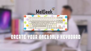 MelGeek Pixel Canvas / Palette Fully Assembled Multi-Mode Wireless Hot-Swappable Gaming Mechanical Keyboard