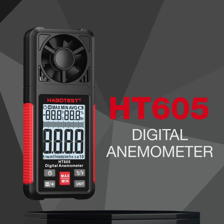 【Gửi hàng từ Bình Dương】HABOTEST HT605 kỹ thuật số phong kế nhiệt kế ...