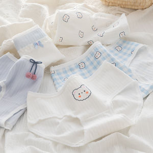 Baisina | Cotton Breathable Antibacterial Seamless Girls Panties