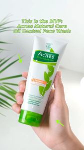 ACNES Natural Care Face Wash Oil Control 50g & 100g || Facial Wash Wajah Berjerawat || Sabun Cuci Muka Anti Jerawat